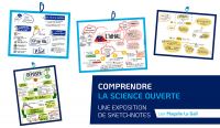 Exposition « Comprendre la Science Ouverte » à la BU Edgar Morin en ce moment.