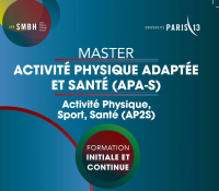 Master Activité Physique Adaptée et Santé - Parcours Activité physique, Sport, Santé (AP2S)