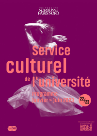 Programme culturel, campus de Bobigny mars 2023