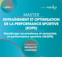 Master Entraînement et Optimisation de la Performance Sportive - Parcours Handicaps locomoteurs et sensoriels et performance sportive (HLSPS)