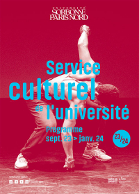Programme du Service Culturel de l&#039;USPN - septembre 23 &gt; janvier 24