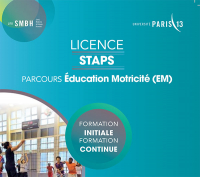 Licence mention STAPS, parcours : éducation et motricité (EM)