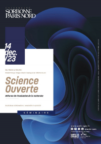 ﻿﻿﻿﻿﻿﻿Inscription et programme du Séminaire Science Ouverte du 14 décembre 2023 : Réforme de l&#039;évaluation de la recherche et la Science Ouverte